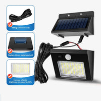 Lampe murale solaire 48 LED Outils De Jardinage