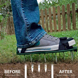 Paire de semelles aérateur pour gazon  Outils De Jardinage 