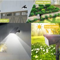 Projecteur LED Solaire Outils de jardinage 