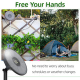 Systeme d’irrigation solaire outils de jardinage 