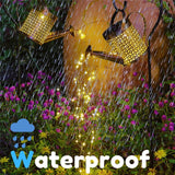 Lampe arrosoir solaire imperméable pour jardin - Outils De Jardinage® - Lampe arrosoir solaire - Aménager le jardin - guirlande LED solaire jardin - lampe solaire étanche automatique