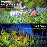 Lampe arrosoir solaire imperméable pour jardin - Outils De Jardinage® - Lampe arrosoir solaire - Aménager le jardin - guirlande LED solaire jardin - lampe solaire étanche automatique