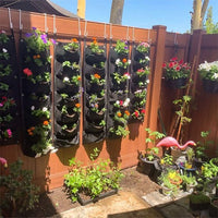 Lot de 2 sacs de culture mural « VegiWall™ » | Transformez votre mur en un jardin luxuriant en quelques minutes ! - outils de jardinage - Outils de Jardinage - outils de jardinage - sac de culture - sac vertical suspendu