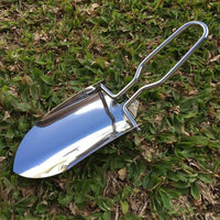 Mini - pelle pliable en acier « DuraPelle™ » | Jardinez partout en un clin d'œil - outils de jardinage - Outils de Jardinage - mini pelle jardinage - outils de jardinage - pelle acier inoxydable