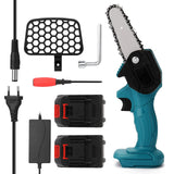 Mini tronçonneuse électrique sans fil pour coupe facile - Outils De Jardinage® - Mini tronçonneuse électrique légère &amp; puissante - mini tronçonneuse électrique - Outillage électroportatif - tronçonneuse sans fil